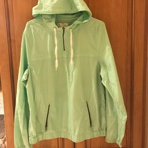 Mint green Zine windbreaker